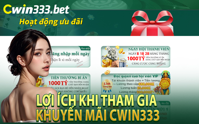 Lợi Ích Khi Tham Gia Khuyến Mãi Cwin333